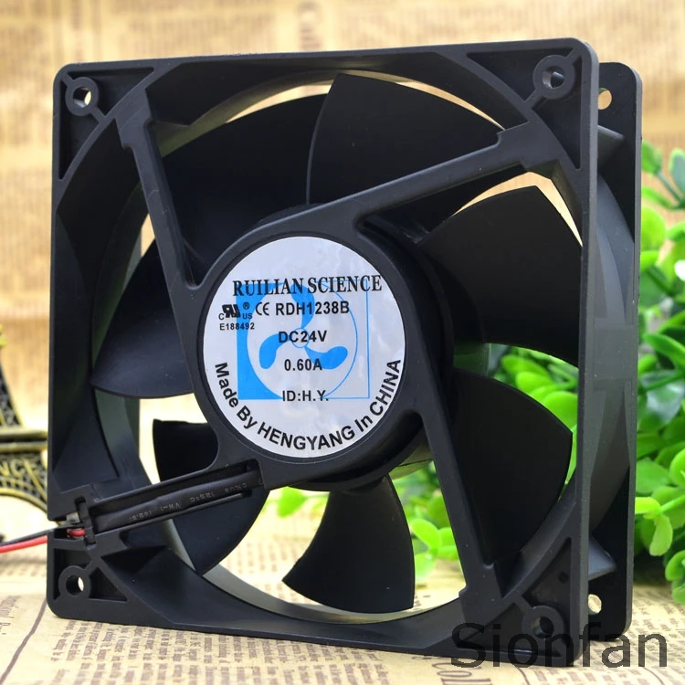 Для XINRUILIAN RDH1238B 24V 0.60A 12CM 12038 2-проводной вентилятор | Электроника