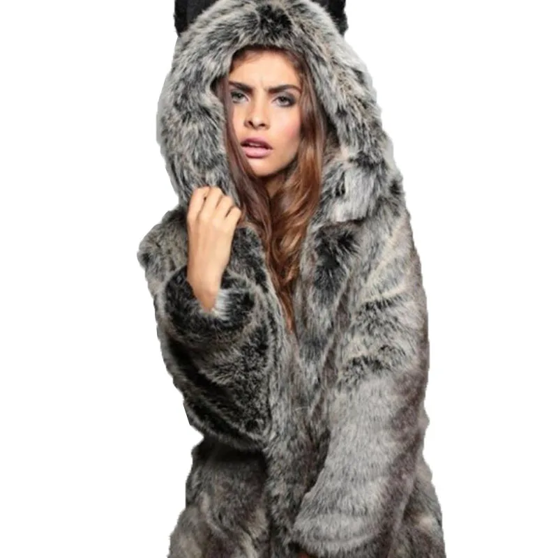 Новинка 2019 женский меховой тренчкот на осень и зиму в европейском американском