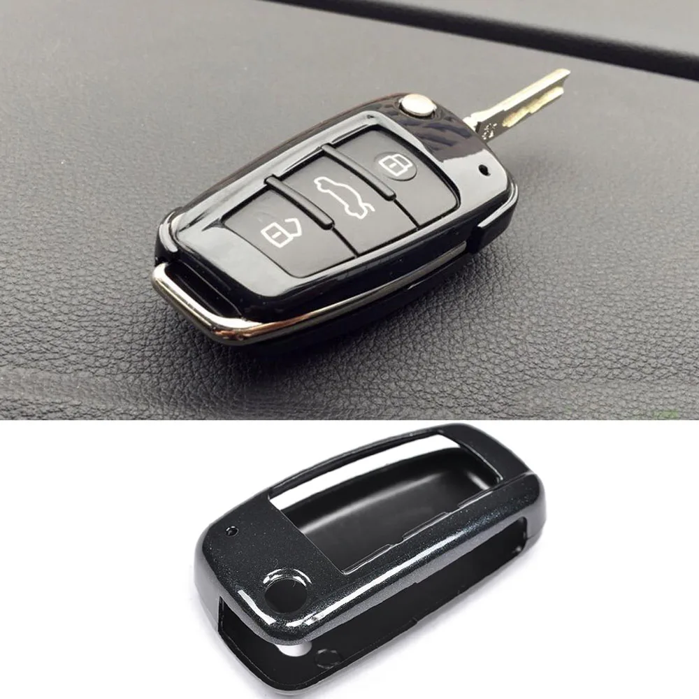Чехол для автомобильного ключа Audi A1 A3 S3 A6 C6 Q3 Q7 TT R8|car key shell case|shell bagshell kit |