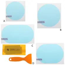 1 пара автомобиля анти вода туман пленка анти туман покрытие непромокаемые гидрофобные заднего вида зеркальная защитная пленка Y51C