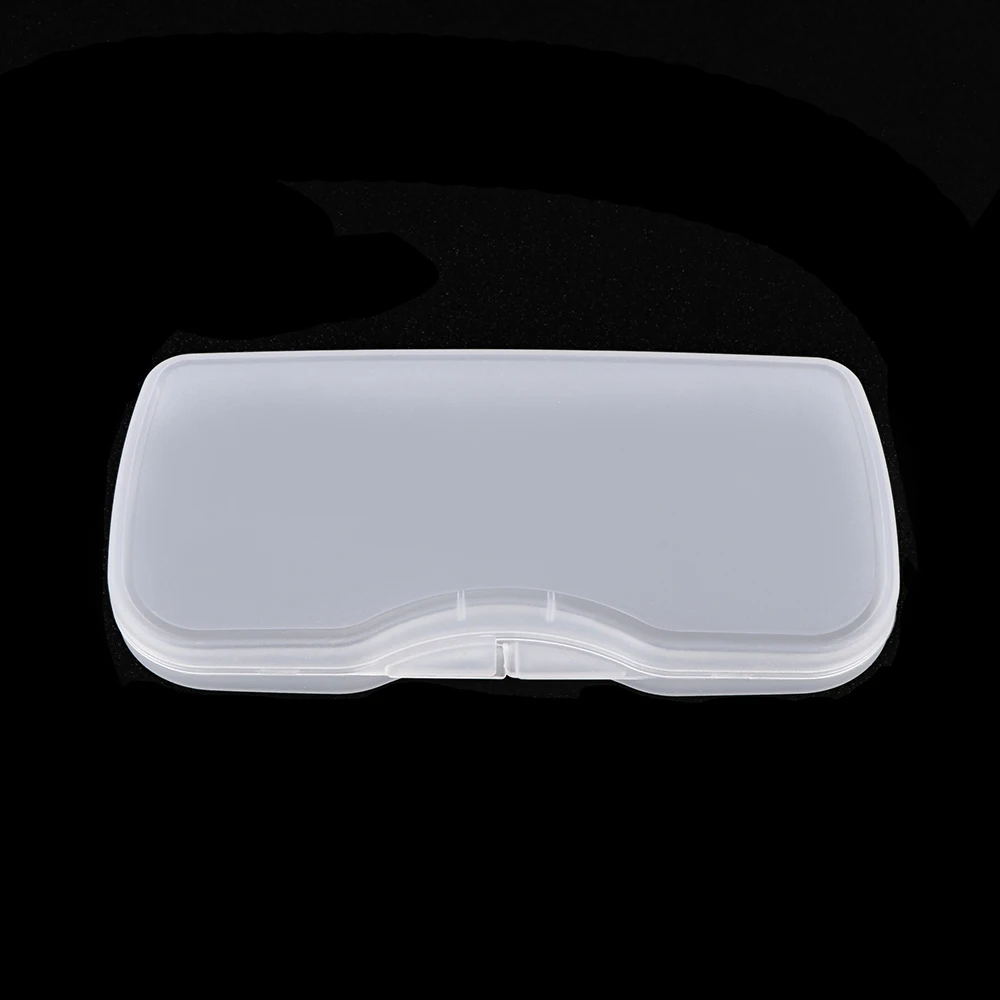 Портативный прочный ПВХ пластиковый прозрачный матовый белый близорукость поляризованные солнцезащитные очки клип жесткий футляр очки Аксессуары Чехол для очков