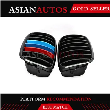 

Gloss Black M Color Front Kidney Grill Grille for BMW E70 E71 X5 X6 SUV 07-2013