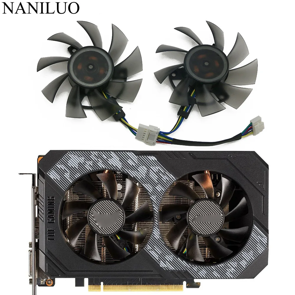 75mm Fd8015u12d 6pin Rtx 2060 Gtx1660 Ti Cooling Fan For Asus Gtx 1660  1660ti Tuf Gaming Oc Rtx2060 Graphics Card Cooler Fan - Fans & Cooling -  AliExpress