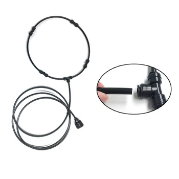 

Fan Misting Kit for A Cool Patio Breeze Misting Line 4 Removable Brass Nozzle Galvanized Solid Brass Adapter LXY9