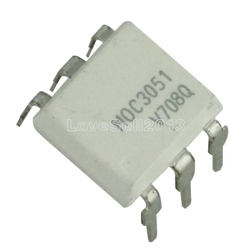 5 шт./лот MOC3051 DIP-6 оптрон TRIAC-OUT новая Оригинальная фотосессия | Электроника
