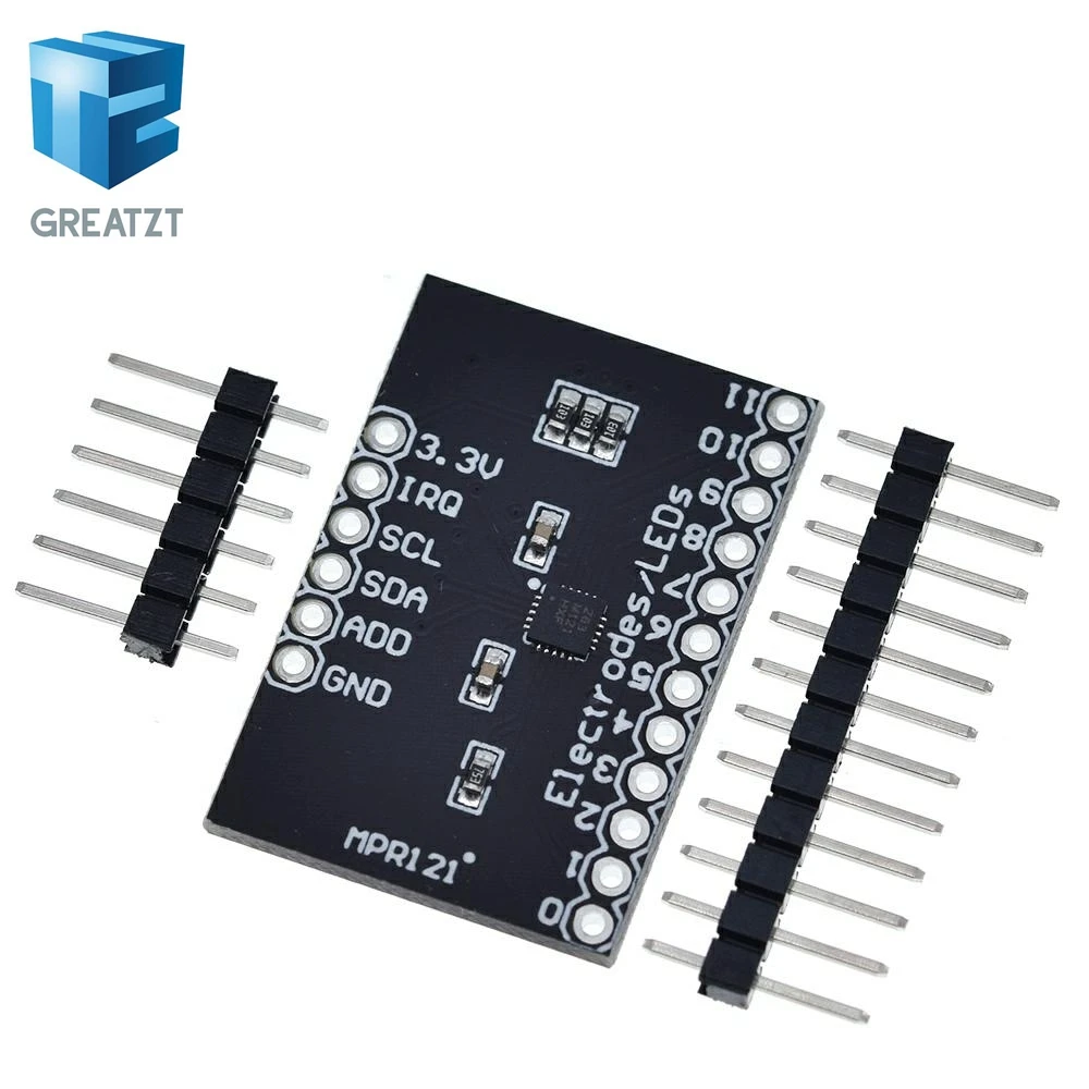 GREATZT MPR121 коммутационный V12 емкостный сенсорный модуль контроллера I2C макетная