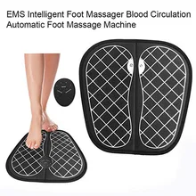 Elektryczny EMS masaż stóp r Pad stóp stymulator mięśni masaż stóp mata do masażu poprawić krążenie krwi złagodzić ból ból opieki zdrowotnej tanie tanio Luccgkkfvv CN (pochodzenie) Masaż i relaks Materiał kompozytowy EMS Foot Massage
