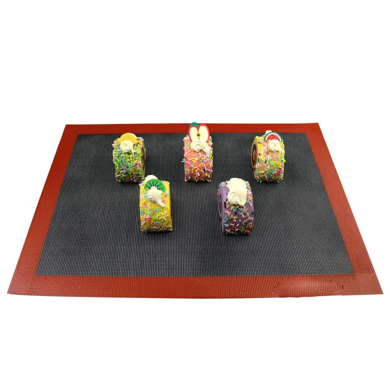 30*40cm Non-Stick Silicone Baking Mat Pad Sheet Baking pastry tools Rolling Dough Mat Large Size for Cake Cookie Macaron