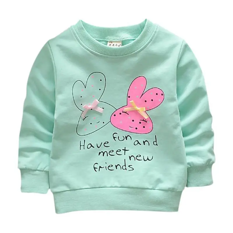 WEIXINBUY/весенне-Осенние футболки с принтом клубники для маленьких девочек хлопковые зимние утолщенные рубашки с длинными рукавами - Цвет: 0L