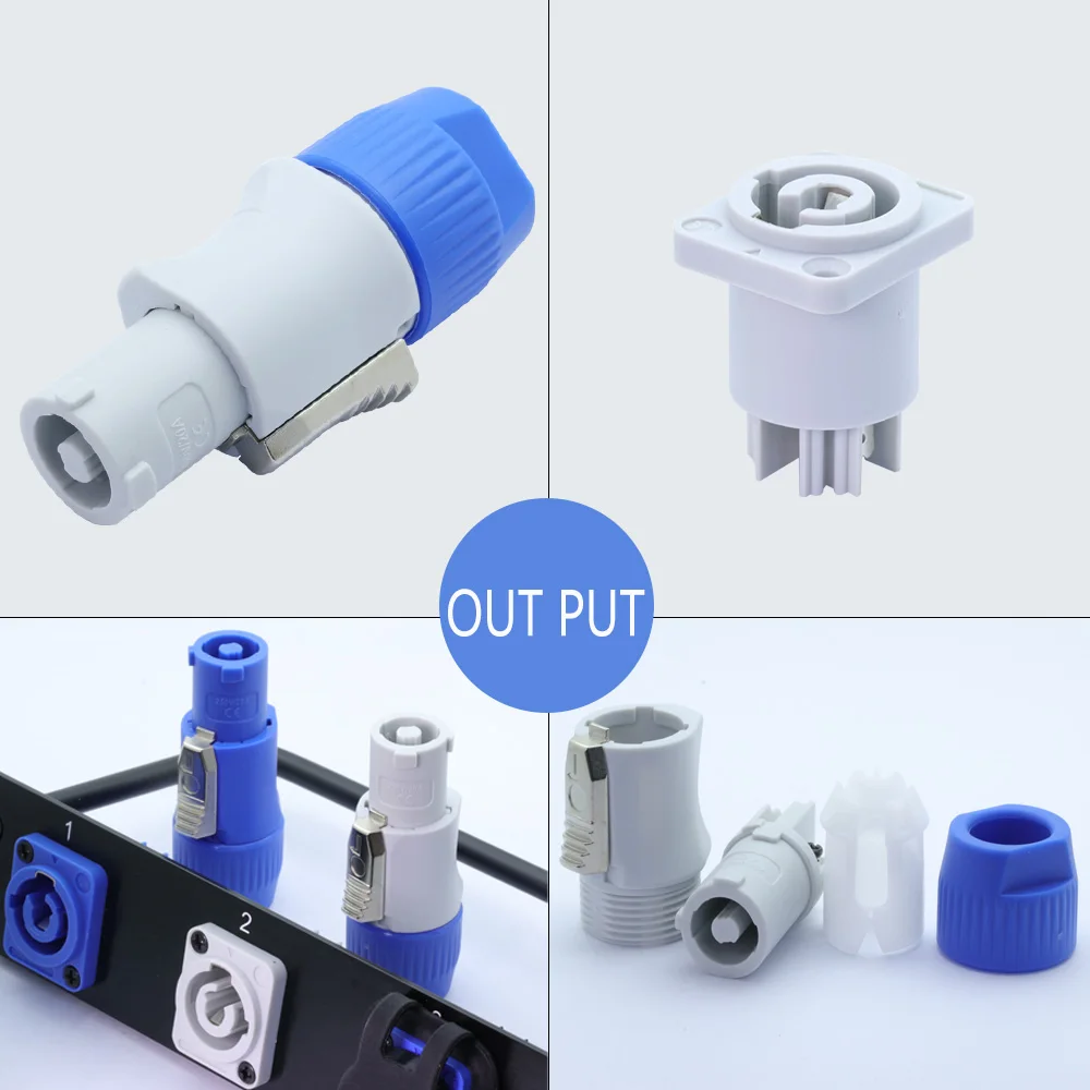 Powercon Connector 3-Pin 20A 250V Male Plug
