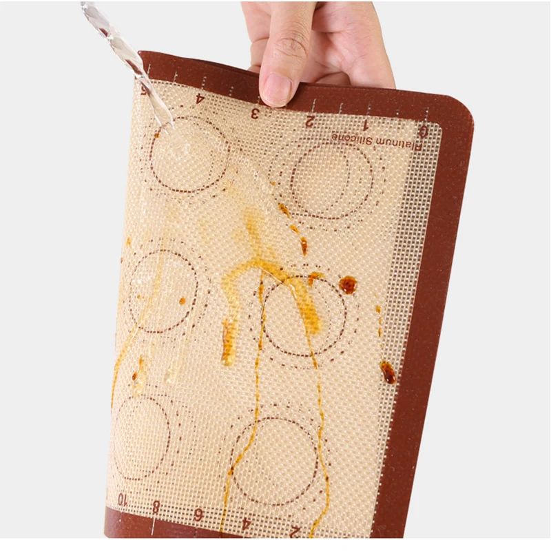 Macaron Silicone Baking Mat Pad Liner for Bake Pan Non-stick Heat Resistant Kitchen Oven Dough Rolling Pastry Tool Accessories