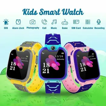 

S11 Kid Smart Watch GSM LBS Tracker Two Way Calling Music Game Alarm Calculator Watches Camera SIM TF Child Best Gift For Kids
