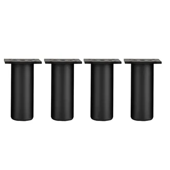 

4pcs Aluminum Alloy With Screws Living Room Anti Slip Replacement Parts Home Hardware Furniture Leg Adjustable Height Bedroom
