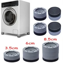 

4PCS Washing Machine Universal Fixed Rubber Mat Anti Vibration Legs Feet Pads Dryer Non-Slip Pad Furniture Lifting Foot Base