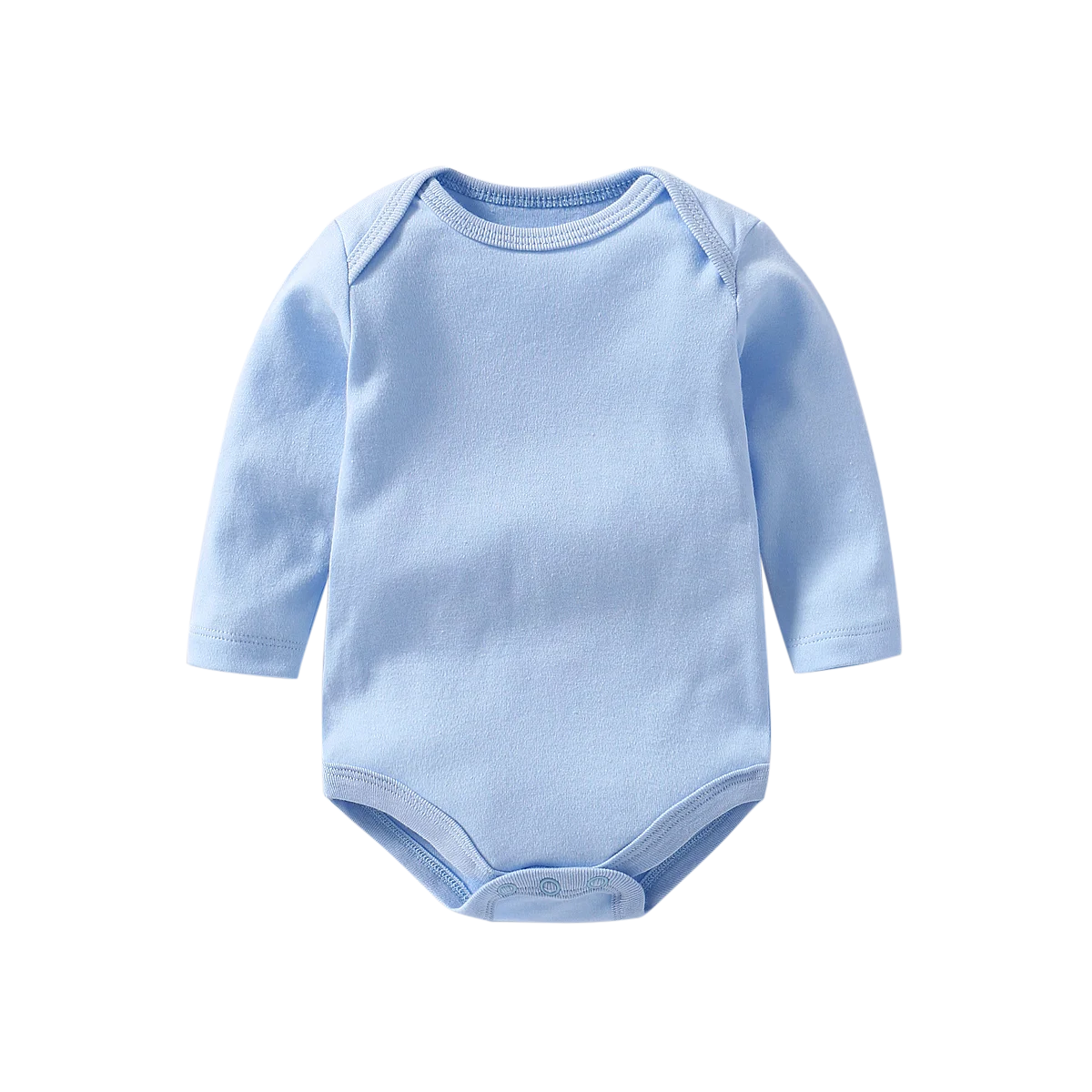 Осенние боди для новорожденных; Детский комбинезон; хлопковый Детский комбинезон с длинными рукавами для мальчиков и девочек; одежда для малышей; качественный подарок для новорожденных - Цвет: Светло-голубой