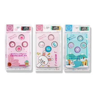 

Girl Sakura Snow Flower Nintend Thumb Stick Grip Cap Joystick Cover For Nintendo Switch Lite Joy-con Controller Thumbstick Case