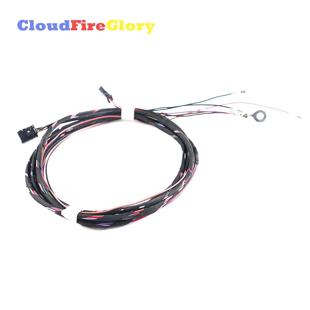 

For Volkswagen Tiguan Je tta Golf Passat B7 headlight Rain Wiper Sensor Dimming Anti Rear view Mirror Install Wire cable Harness