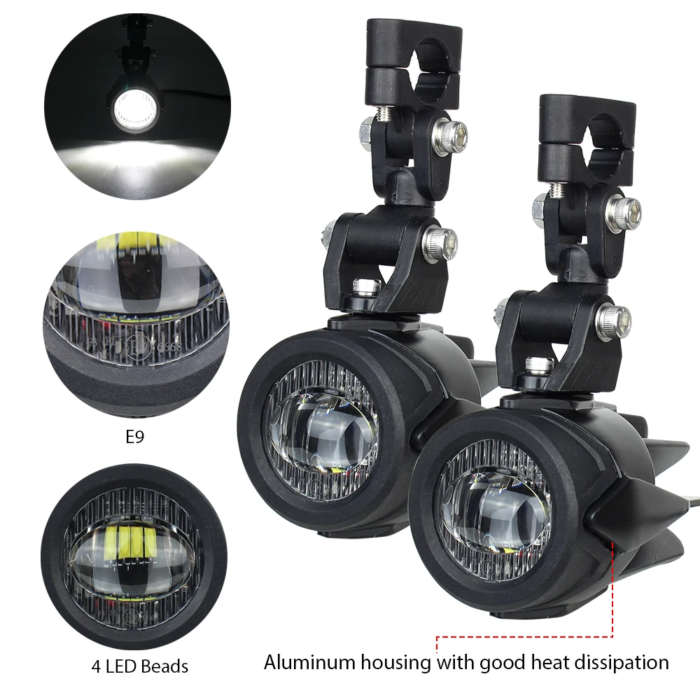 For BMW R1200GS Front motorcycle fog light for Led Driving Lights for BMW R 1200 GS Adventure LC 2014 2015 2016 Motorcycle Parts