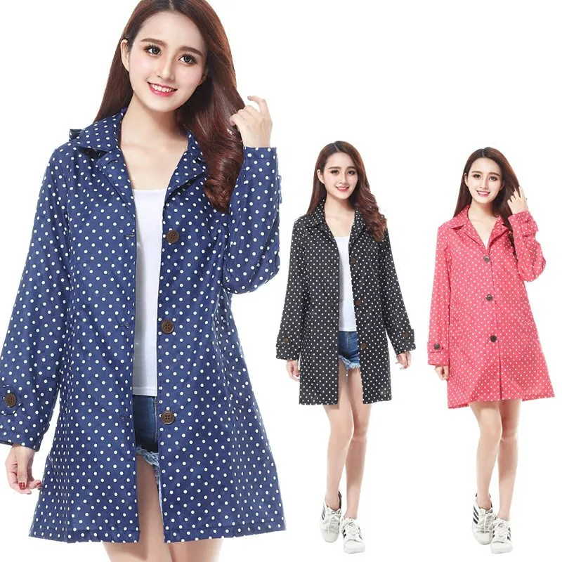 

Long Waterproof Raincoat Women Rain Coat Poncho Jacket Rainwear Windbreaker Girls RainCoat Adult Motorcycle Rain Gear 60A0064