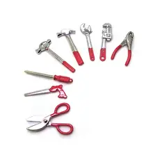 8 шт. миниатюрный мини кукольный домик, садовый аксессуар, молоток, отвертка, ручной инструмент