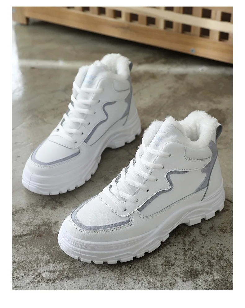 Very Good Quality Outdoor Winter Plush Casual Shoes wear Female Snow Boots Footwear zapotos mujer Warm sneakers