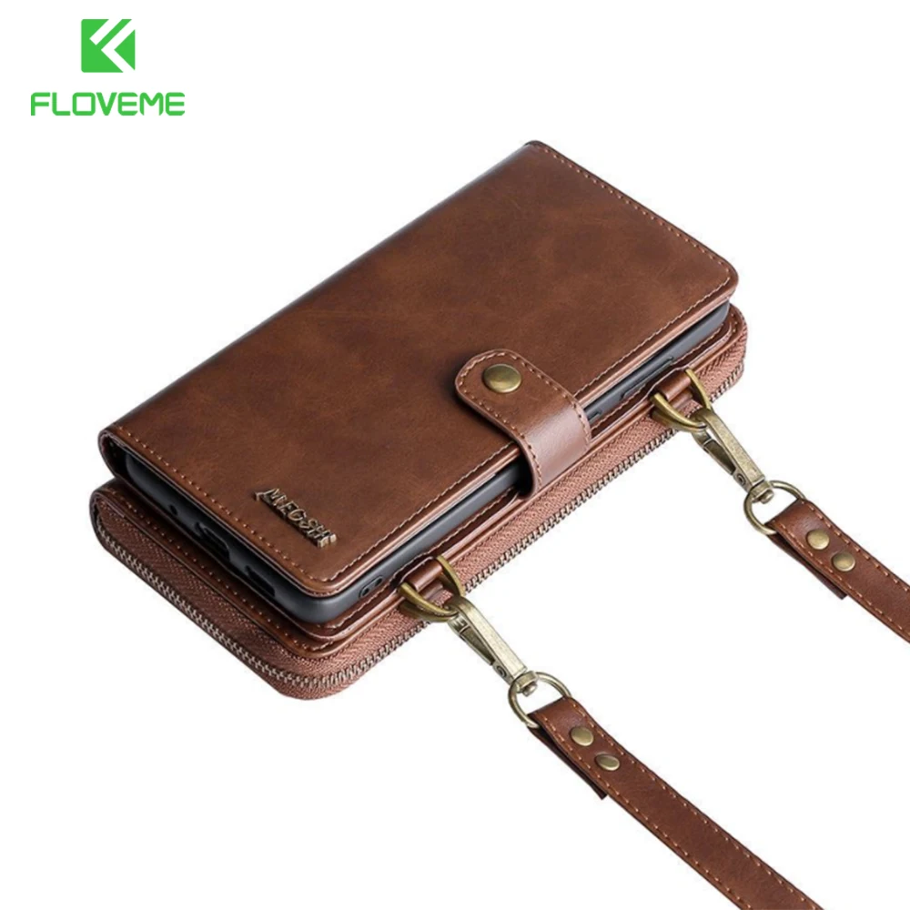 Girly Shoulder Lanyard Case For iPhone 12 Pro Max 12 Mini Wallet Strap Case For iPhone 11 Pro Max 11 7 8 Plus 8 X XR XS Max