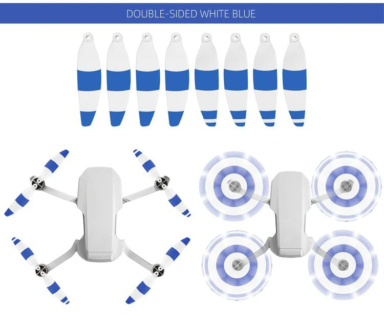 8 шт. 4726 Пропеллер для DJI Mavic Mini дронов 4726F цветной пропеллер быстрая установка МАЛОШУМНОЕ лезвие с инструментами для удаления аксессуаров