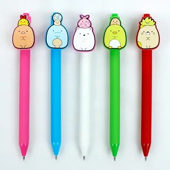 

24 pcs/lot Sumikko Gurashi Candy-Colored Penholder Gel Ink Pen Promotional Gift Stationery School & Office Supply Birthday Gift
