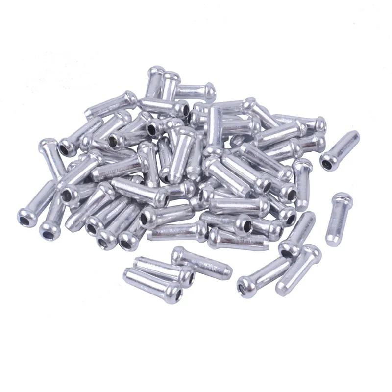 

100pcs/lot Bicycle Brake Derailleur Shifter Inner Cable End Caps Cable Tips Wire End Caps for Bike Brake Shift Inner Cable