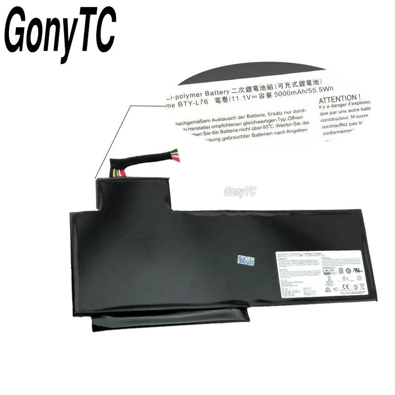 GONYTC BTY-L76 Аккумулятор для MSI GS70 из 2 предметов 2PE 2QC 2QD 2QE MS-1771 MS-1772 MS-1774 GS72 PE60 ДЛЯ MEDION X7613 MD98543 MD98802