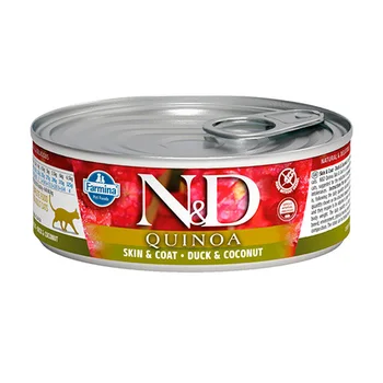 

FARMINA FARMINA CAT N & D QUINOA DUCK & COCONUT adult cats with duck, quinoa and coconut 80g