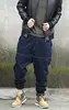 Men Jeans Denim Cross-Pants Low Crotch Jeans Fat Baggy Jeans Pants Feet Harlan Pants Size 28-42 6
