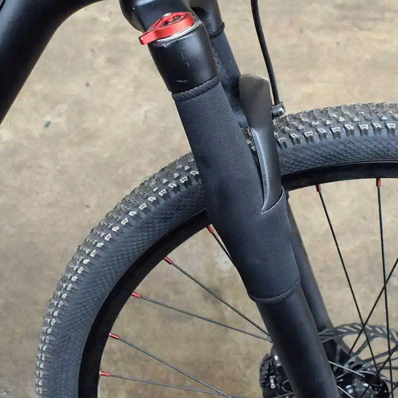 

1 Pair Nylon Mountain Road Bike Front Fork Protector Bicycle Frame Wrap Cover Protection Cycling Accessories