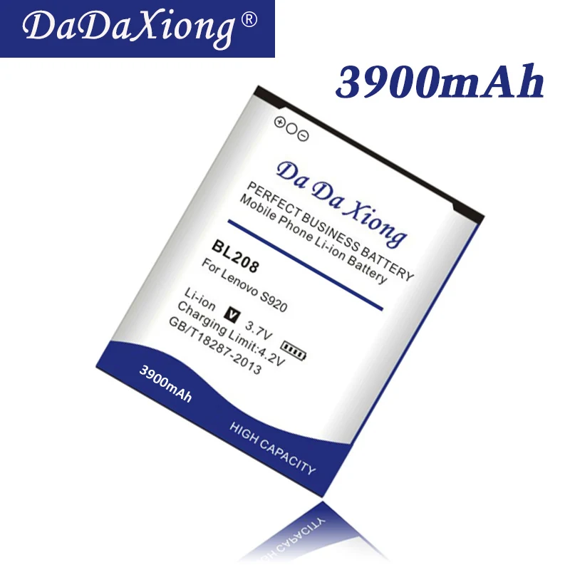 Original DaDaXiong High Capacity 3900mAh BL 208 BL208 For Lenovo S920 Phone Battery | Мобильные телефоны и аксессуары