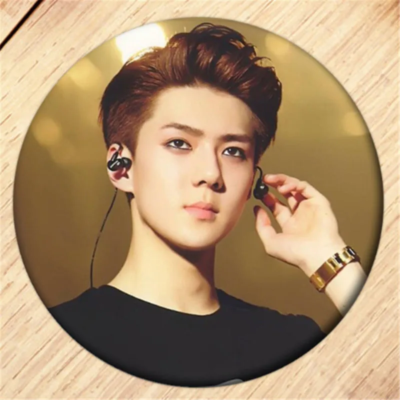 Kpop EXO SEHUN брошь на булавке Значки для одежды украшение для рюкзака девушки ювелирные изделия подарок B165