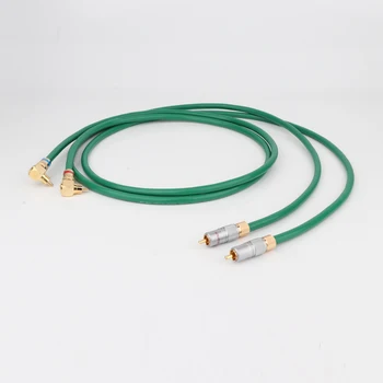 

Pair Hi-end MCINTOSH 2328 audio 4N Copper RCA to RCA Interconnect audio cable wire with gold plated plugs 2RCA to 2RCA Cable