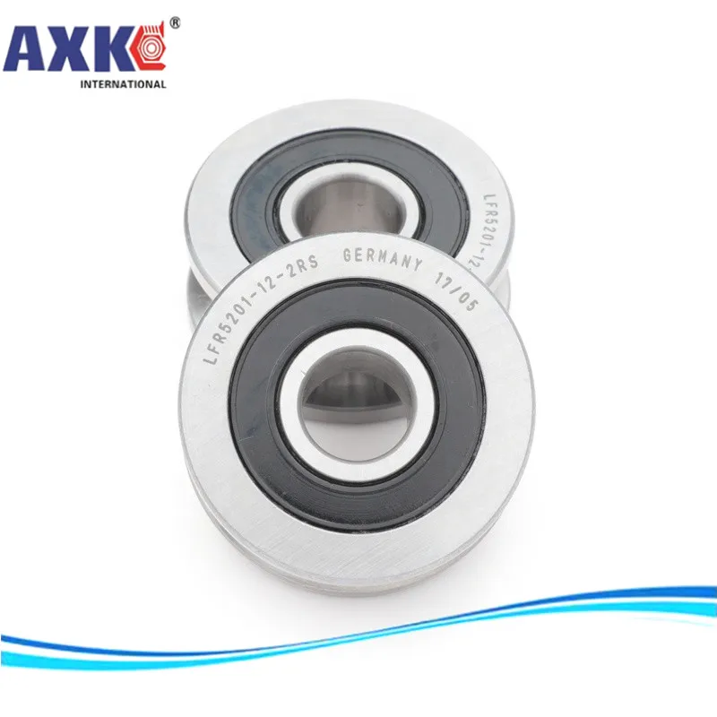 LFR1648 NPP Groove Track Roller Bearings size: 16*48*21*23 mm(Precision double row balls) ABEC-5