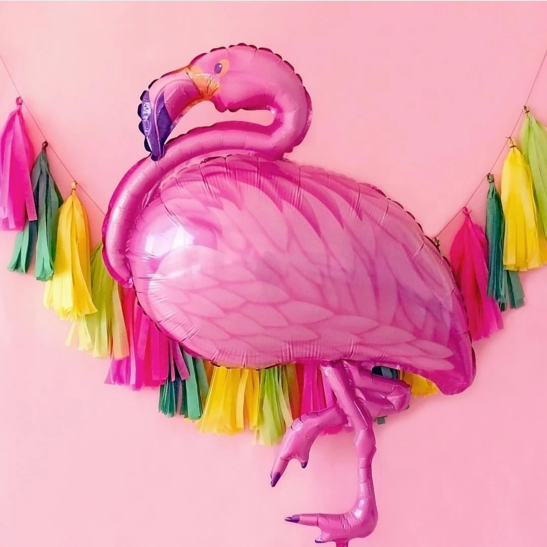 

1pcs Big Flamingo Foil Balloons Children Birthday Party Decorations kids adult Wedding Decoration Ballons baby shower globos