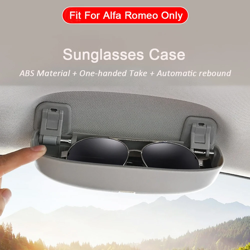 ZXZFDC Étui à Lunettes de Voiture pour Tesla Model Y 2021 2022 2023, Porte Lunettes de Voiture, Support de Lunettes de Soleil pour Voiture, Multifonction Organisateur,A/Beige