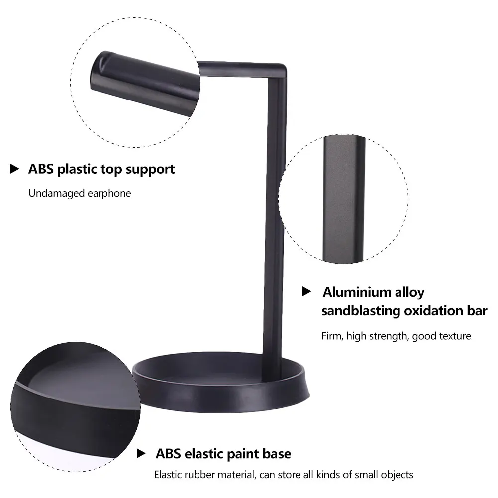 Universal Headphone Aluminum Headset Earphone Stand Holder Display for Headphones Bracket Rack Hanger Storage Desk Display Stand