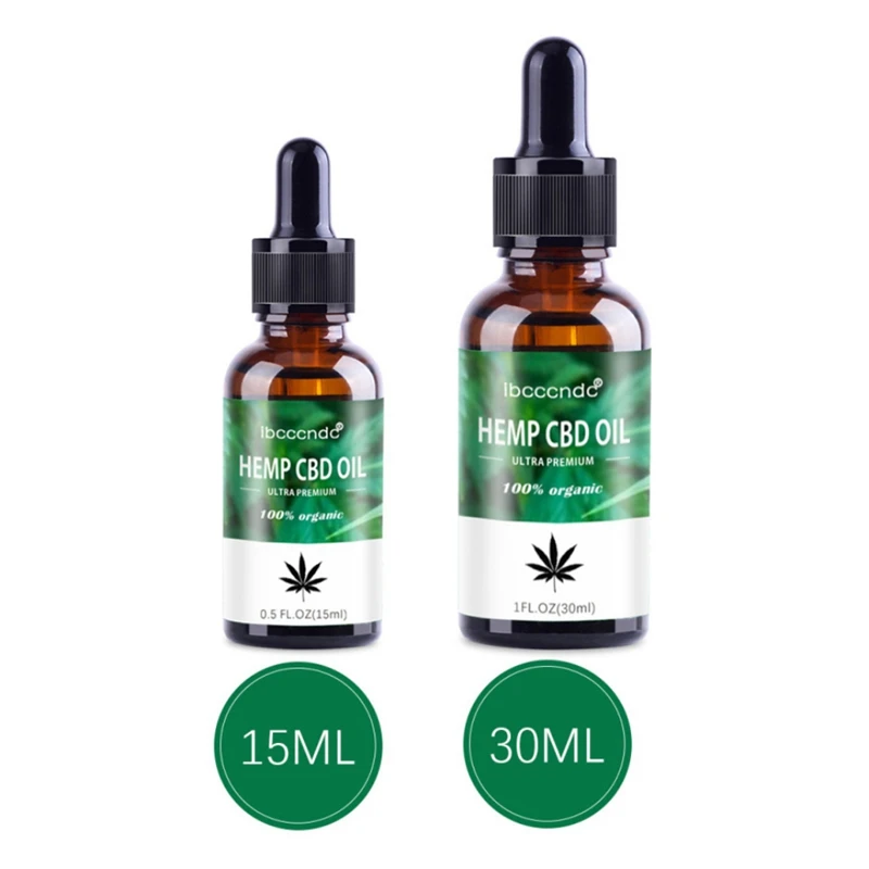 Конопляное масло CBD масло натуральное успокаивает нажим, боль canabidol масло соскабливание ног улучшает спящий Стресс Расслабляющий массаж масла эфирные масла