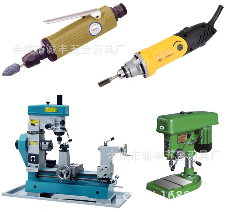 Manufacturers Direct Selling Alloy Grinding Head Transparent Packaging 3mm Handle Tungsten Steel Grinding Head Cemented Carbide
