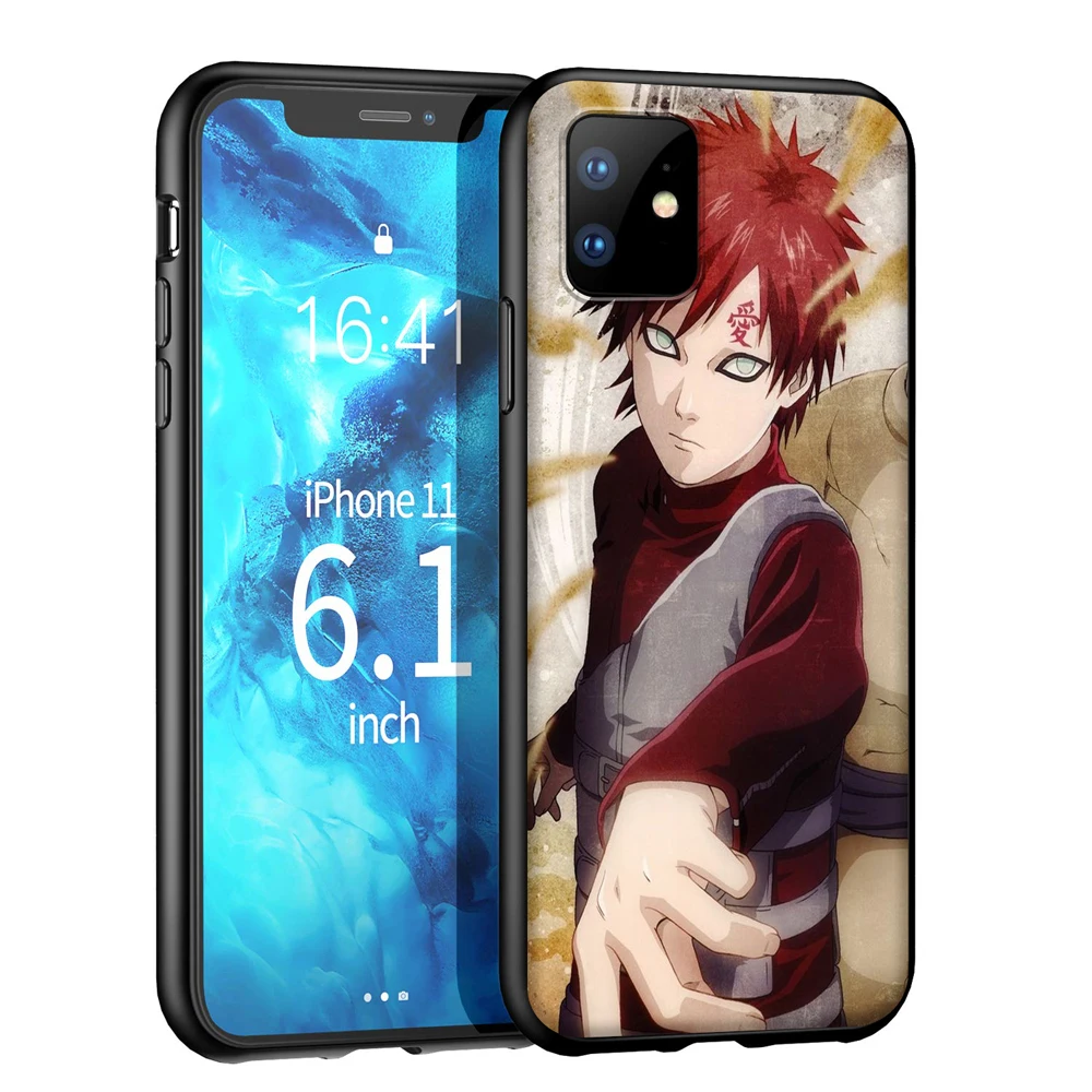 Мягкий силиконовый чехол YIMAOC Naruto Gaara для iPhone 12 Mini 11 Pro XS Max XR X 8 7 6 6S Plus 5 5S SE|Бамперы| |