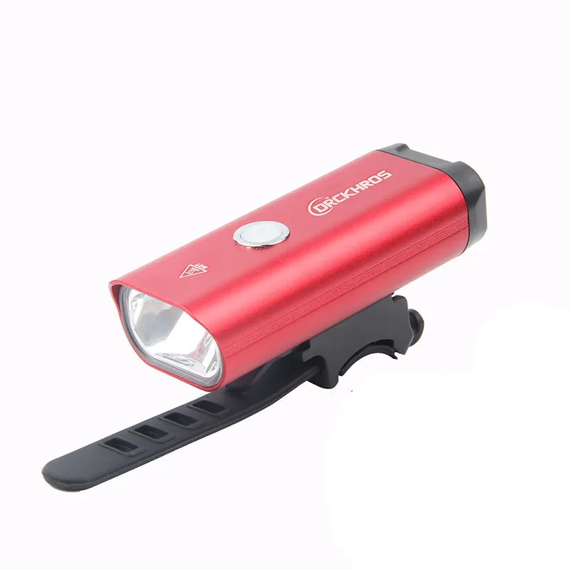 Велосипедный светильник руль светильник Водонепроницаемый зарядка через usb красный светильник на открытом воздухе езда на велосипеде Предупреждение безопасное освещение велосипедные аксессуары - Цвет: Красный