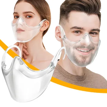 

Headband mascarillas máscara Durable Mask Face Combine Plastic Reusable Clear Face Mask Shield 24 hours delivery #4 masque