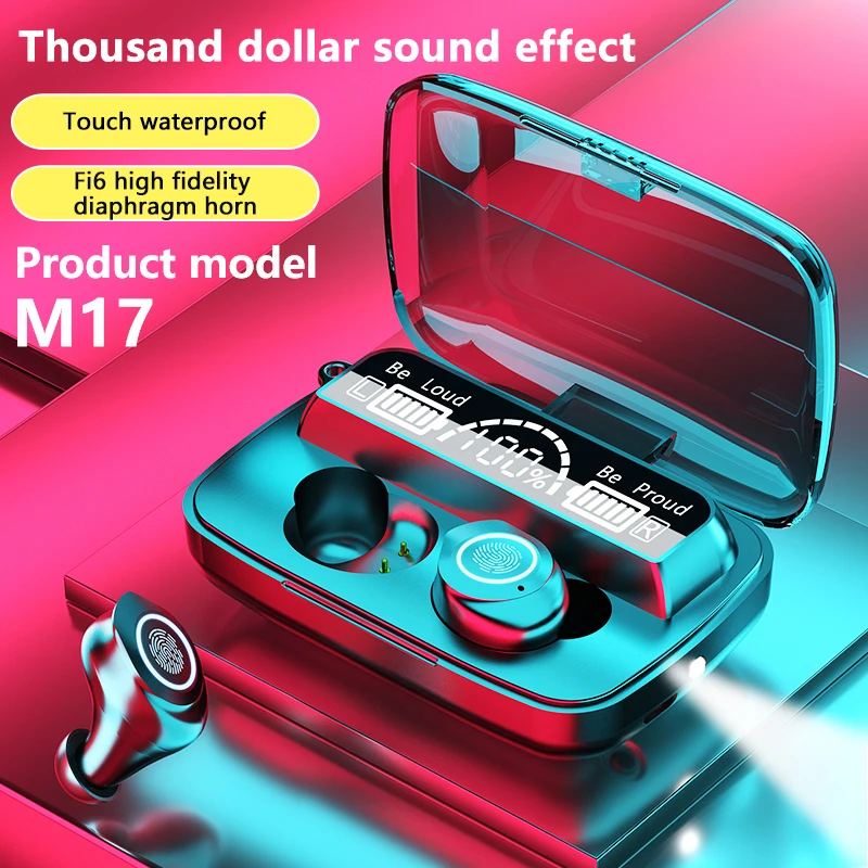 TWS Bluetooth 5 1 Earphones Wireless Noise Canceling Headphone 9D Stereo Sports Waterproof Earbuds Headsets With Microphone