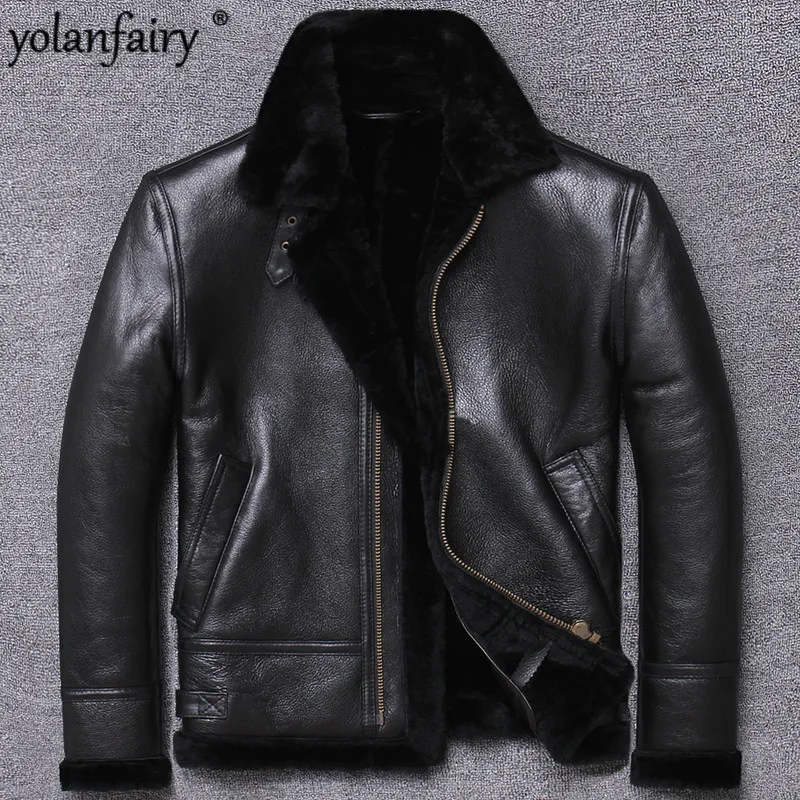 mens short leather jacket