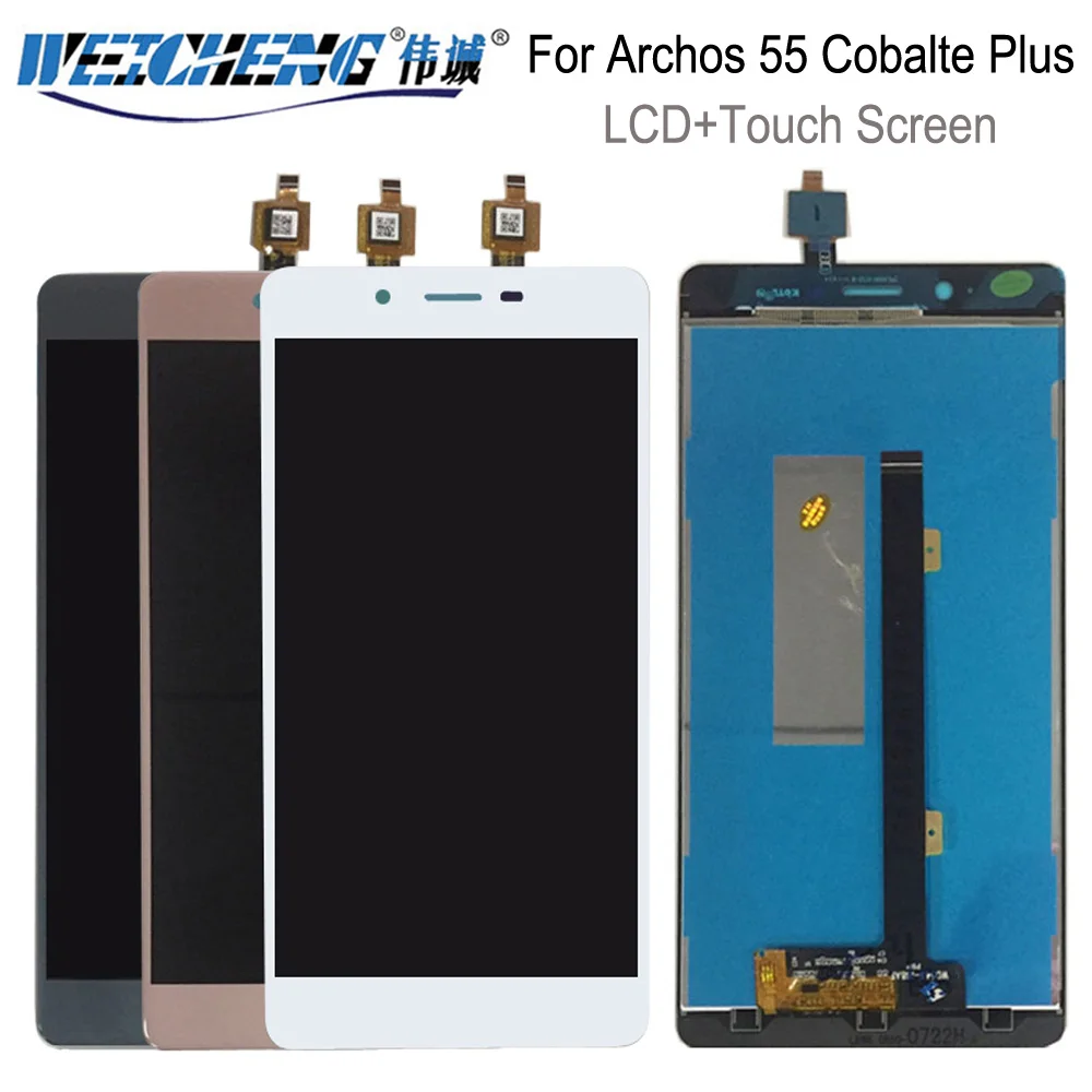 ЖК дисплей WEICHENG для Archos 55 cobalt te Plus + сенсорный экран в сборе дисплея Бесплатные