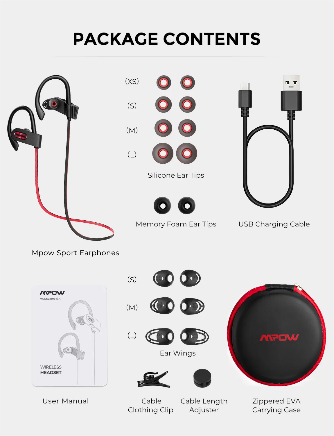 Оригинальные Mpow Flame2 Bluetooth наушники с 13 часами воспроизведения 5 0 беспроводные IPX7