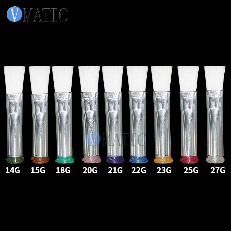 Free Shipping 14G-27G 8mm Flat Liquid Glue Dispensing Needle Brush Screw Thread Needles EFD Soft | Обустройство дома